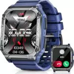 PASONOMI Smartwatch Herren mit Telefonfunktion 1, 95 Touchscreen Fitnessuhr IP68 Wasserdicht Sportuhr mit Herzfrequenz