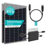 PIANETA Balkonkraftwerk 810W / 600w 2 x 405w der Marken Ja Solar Module