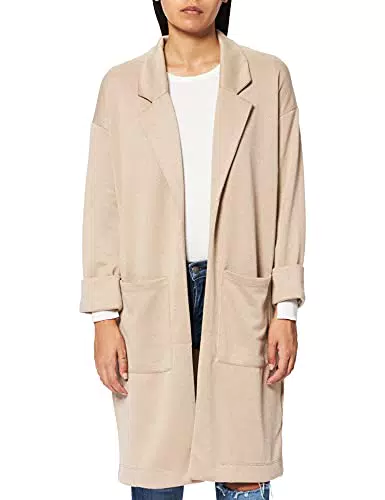 PIECES Damen Pcdorita 3/4 Coatigan Noos L ssiger Blazer