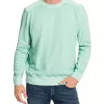 Pioneer Herren Sweat Crew Neck Sweatshirt, Lagoon Washed