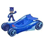 PJ Masks Heldenflitzer Catboy Fahrzeug, Katzenflitzer mit Lichteffekten und Catboy Action-Figur für Kinder ab 3 Jahren