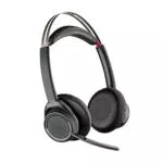 Plantronics - Voyager Focus UC - Bluetooth Dual-Ear Headset mit Boom Mic -USB-A Active Noise Cancelling - Kompatibel mit PC/Mac - Funktioniert mit Teams
