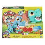 Play-Doh Dino Crew Gefräßiger Tyrannosaurus, Spielzeug für Kinder ab 3 Jahren mit lustigen Dinogeräuschen und Eiern a 70 g