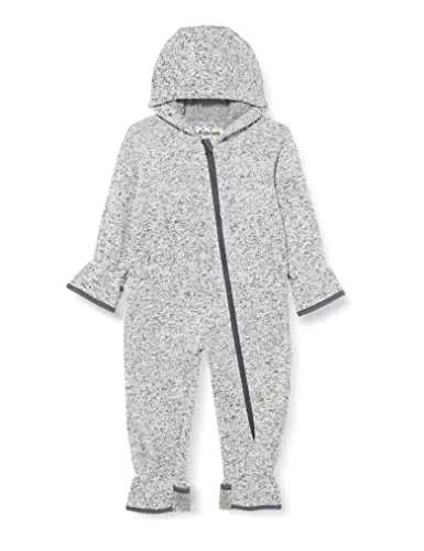 Playshoes Unisex Baby Strickfleece-Overall 421010, 33 - Grau