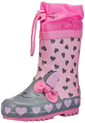 Playshoes Unisex Kinder Gummistiefel Zugband Regenstiefel
