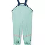 Playshoes Unisex Kinder Matschhose Regenlatzhose Fleece-Futter Wind-und wasserdichte Regenhose Regenbekleidung