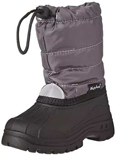 Playshoes Unisex Kinder Schneestiefel, Grau, 24/25