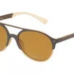 Police Unisex-Erwachsene SPL163557ESG Sonnenbrille, Braun