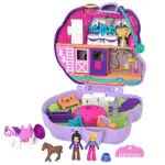 Polly Pocket GTN14 - Pony Springspaß-Schatulle, Reitturnier-Design
