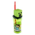 P:os 33198 - Trink-Becher für Kinder mit Strohhalm und Deckel