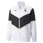 PUMA Borussia Mönchengladbach Pre-Match Trainingsjacke Herren weiß/schwarz