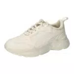 PUMA Damen Cassia SL Sneaker 40Pristine Team Gold White Beige ┃Freizeitschuhe für Damen