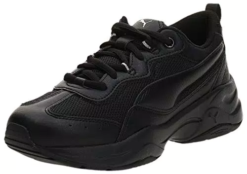 PUMA Damen Cilia Sneaker, Schwarz Puma Black Puma Silver Peach Bud