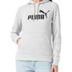 PUMA Damen Pullover, Light Gray Heather, M
