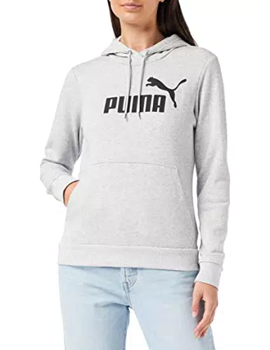 PUMA Damen Pullover, Light Gray Heather, M