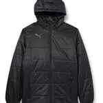 PUMA Herren Teamliga Padded Jacket Jacke, Puma Black-Puma White
