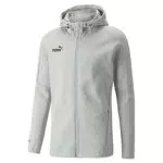 PUMA teamFINAL Casuals Hooded JKT Light Gray Heather