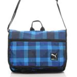PUMA Umhängetasche Foundation Shoulder Bag - Karo, Brilliant Blue-Mazarine Blue