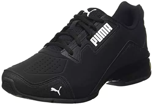 PUMA Unisex Leader VT Tech Laufschuh, Black White