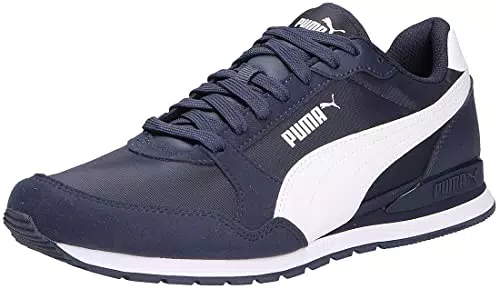 PUMA Unisex Sneaker, Textile, Synthetic, Parisian Night Puma White