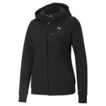 PUMA Womens Ent22 Hoody Y Sweatjacke, Schwarz, S