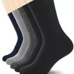 QINCAO 10 Paar Socken Damen Atmungsaktive Baumwolle Lange Sport Komfortbund Herren Socks