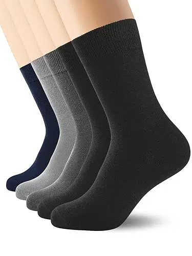 QINCAO 10 Paar Socken Damen Atmungsaktive Baumwolle Lange Sport Komfortbund Herren Socks