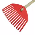 Rastrillo Focus Baby con mango de madera 22mm x 61 cm