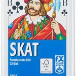 Ravensburger 27003 - Skat, Französisches Bild, 32 Karten in Klarsicht-Box