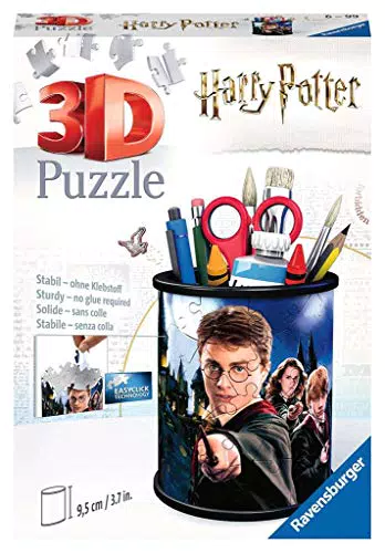 Ravensburger 3D Puzzle 11154 - Utensilo Harry Potter - 54 Teile - Stiftehalter für Harry Potter Fans ab 6 Jahren