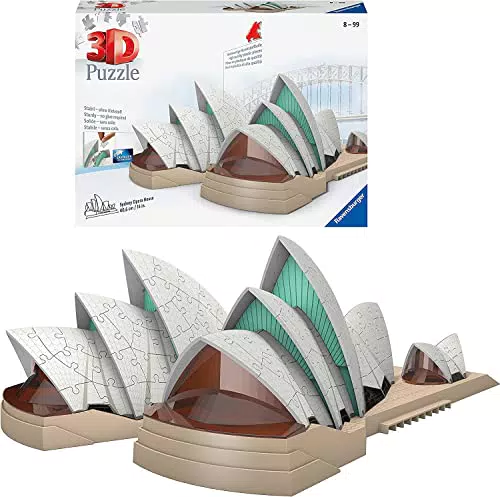 Ravensburger 3D Puzzle 11243 - Sydney Opera House - 3D Puzzle für Erwachsene und Kinder ab 8 Jahren