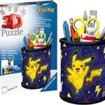 Ravensburger 3D Puzzle 11257 - Utensilo Pokémon Pikachu - 54 Teile - Stiftehalter für Pokémon Fans ab 6 Jahren