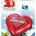Ravensburger 3D Puzzle 11285 - Herzschatulle Minecraft - 54 Teile - Aufbewahrungsbox für Erwachsene und Kinder ab 8 Jahren