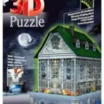 Ravensburger 3D Puzzle Gruselhaus bei Nacht 11254 - 216 Teile - für Halloween Fans ab 8 Jahren