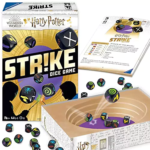 Ravensburger Harry Potter Strike Dice Game for Kids & Adults Age 8 Years Up - Family Games - Harry Potter Gifts