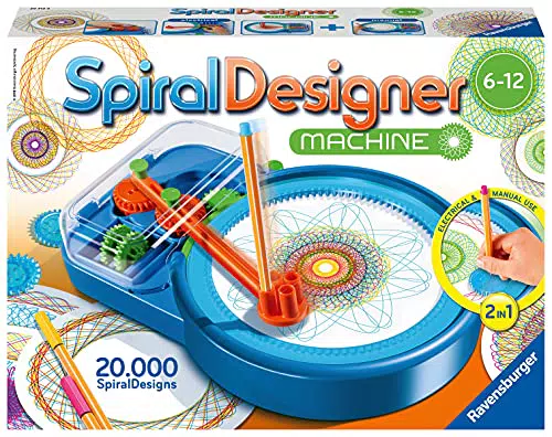 Ravensburger Spiral-Designer-Maschine, Zeichnen lernen für Kinder ab 6 Jahren