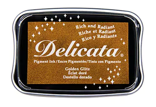 Rayher 29187616 Delicata Metallic Stempelkissen, glänzend
