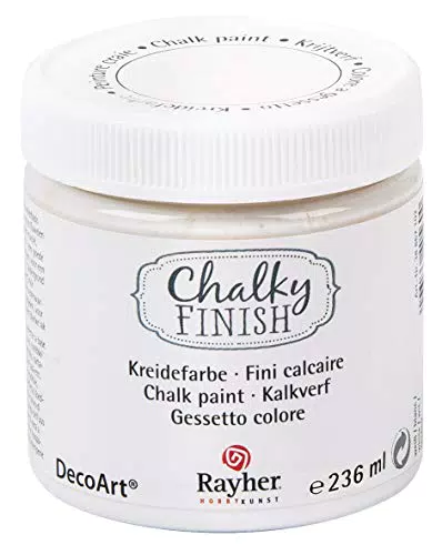 Rayher 38868102 Chalky Finish auf Wasser-Basis Kreide Farbe für Shabby-Chic