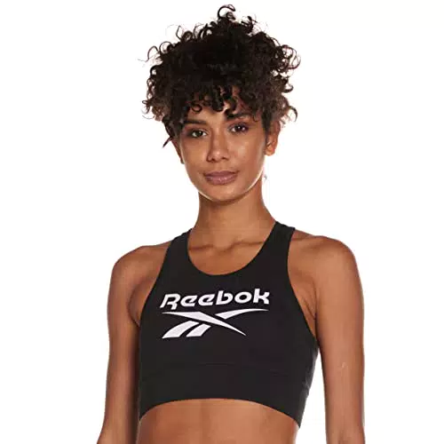 Reebok Damen Bra Ri Bl Cotton Bralette, Black, GL2544