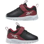 Reebok Kinder Rush Runner 4.0 Sneaker, Core Black/Flash Red/FTWR White