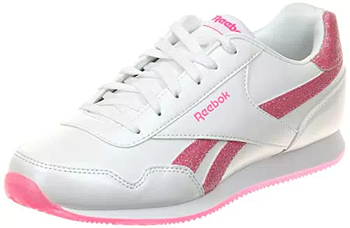 Reebok Royal Classic Jogger 3 Sneaker, Footwear White/Footwear White/Atomic Pink