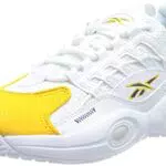 Reebok Solution Mid Sneaker, Footwear White Collegiate Gold Bold Purple