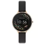 Reflex Active Serie 03 Damen Smartwatch in der Farbe schwarz mit Strasssteinen verziert
