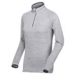 Regatta Damen Womens Yonder Quick Dry Grid Fabric Performance Wicking Zip Neck Fleece T Shirts Polo Hemden Westen
