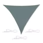 Relaxdays Sonnensegel dreieckig, 3 x 3 x 3 m, wasserabweisend