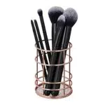 Relaxdays Stiftehalter rund, Draht, Pinselhalter Kosmetik