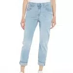 Replay Damen Jeans Marty Boyfit mit Stretch, Blau, W27 x L30