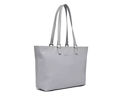 Replay Damen Shopper Tasche aus Kunstleder, Grau, Onesize