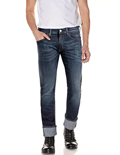 Replay Herren Jeans Grover Straight-Fit mit Stretch