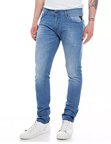 Replay Herren Jeans Jondrill Skinny-Fit X-Lite mit Stretch
